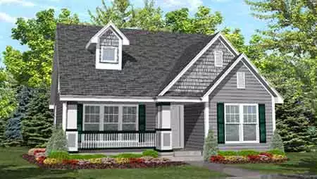 image of 1001 - 1500 square feet house plan 1679